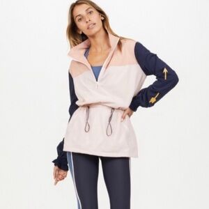 The Upside Colorblock Yoko Jacket in Powder Pink